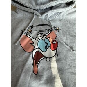 RARE‎ SIZE 3XL BAIT Pinky and The Brain Men's Grey Hoodie